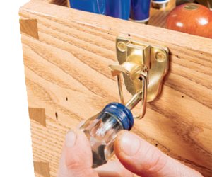 Adding draw bolts to tool chest